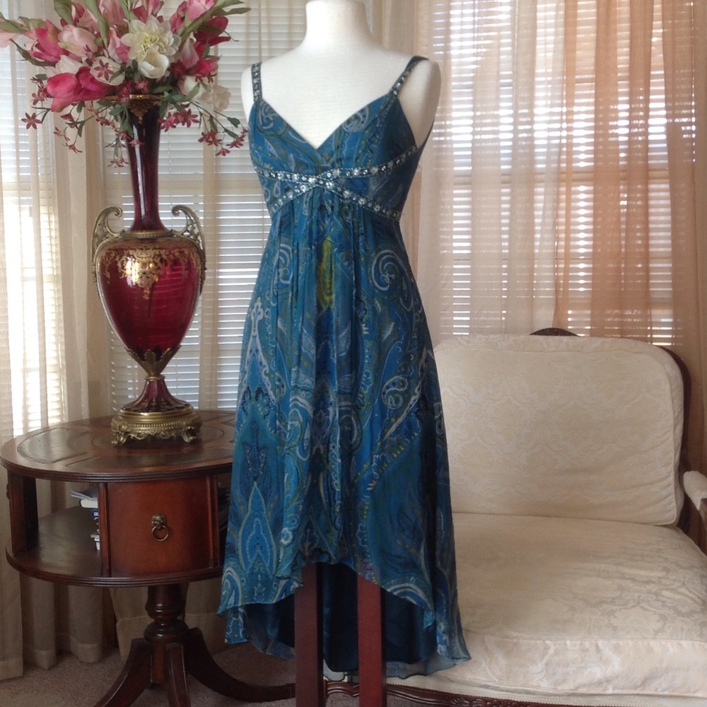 Laundry by Shelli Seagal silk high & low dress